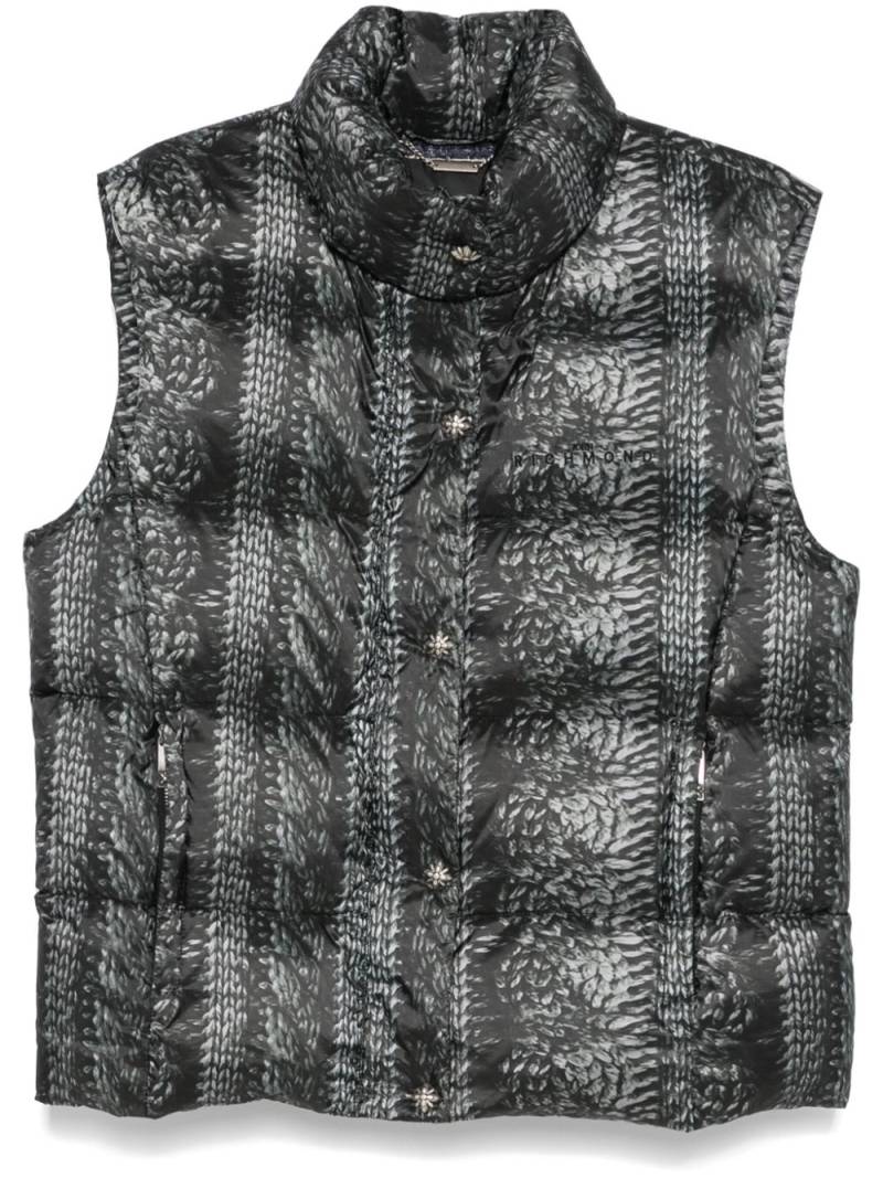 John Richmond padded gilet - Black von John Richmond