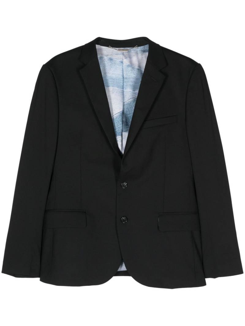 John Richmond single-breasted wool blazer - Black von John Richmond