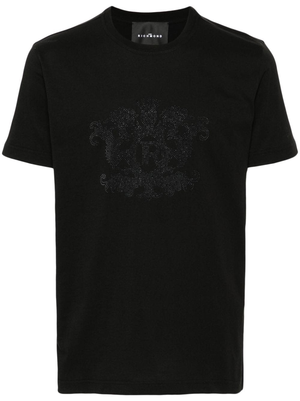 John Richmond studded-logo T-shirt - Black von John Richmond