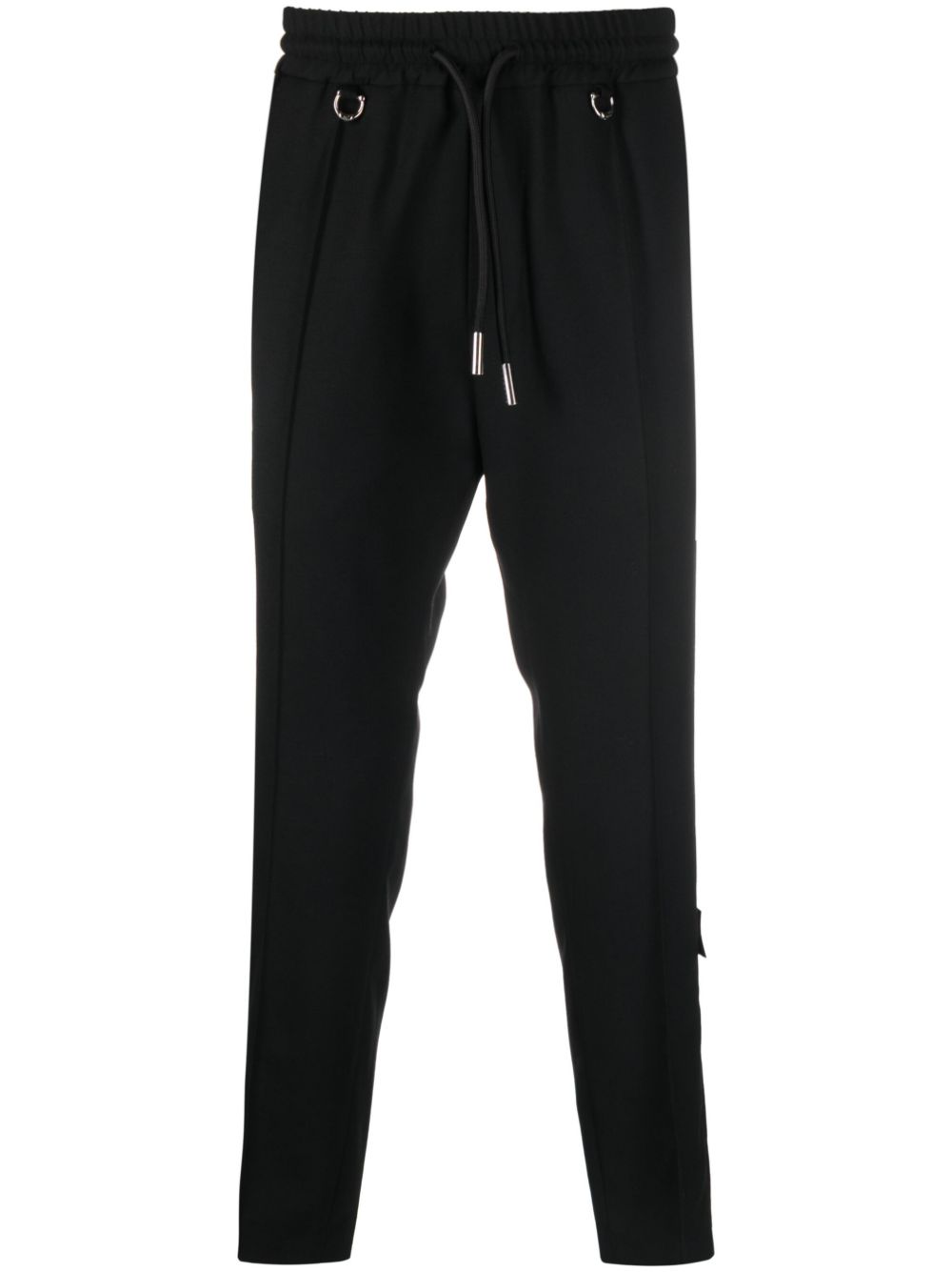 John Richmond virgin wool tapered trousers - Black von John Richmond