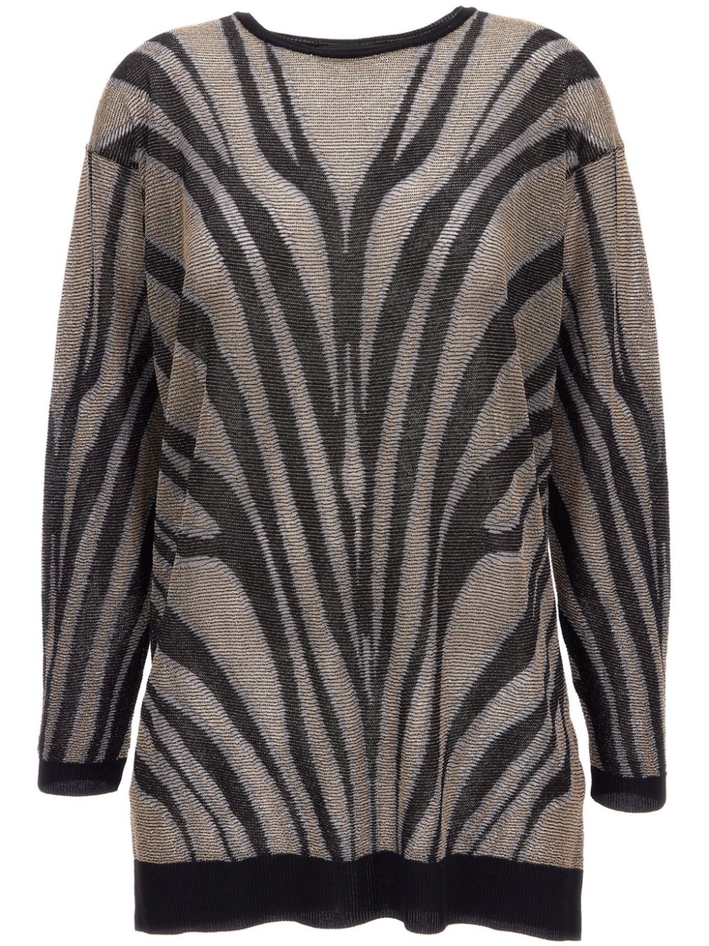 John Richmond zebra-print sweatshirt - Neutrals von John Richmond