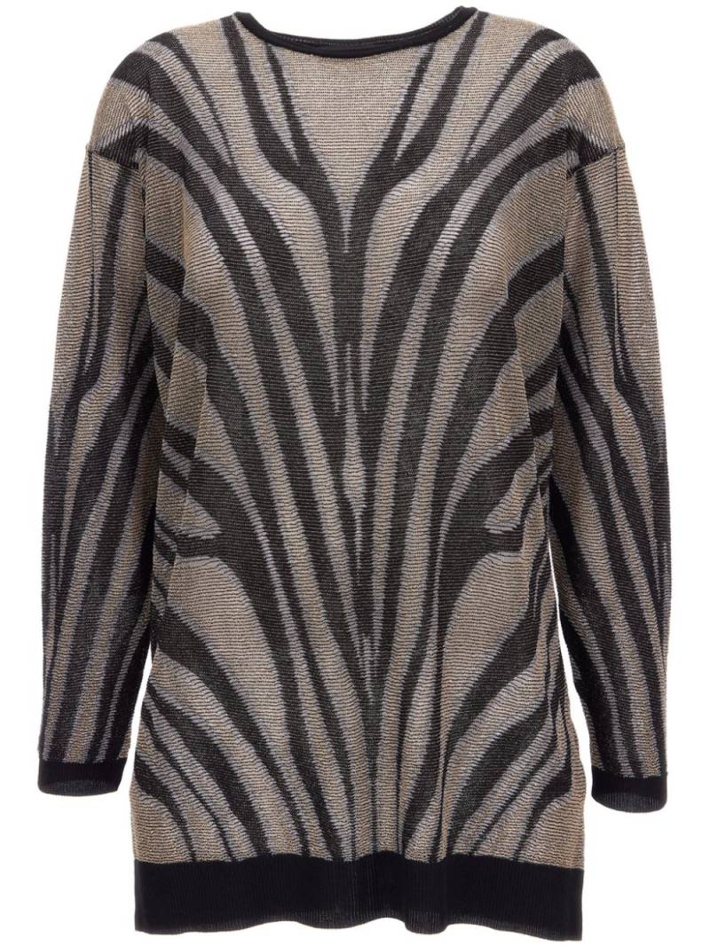 John Richmond zebra-print sweatshirt - Neutrals von John Richmond