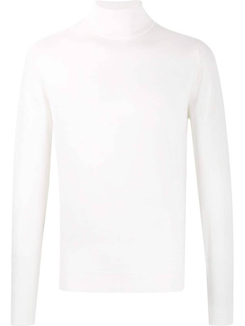 John Smedley Cherwell turtleneck top - White von John Smedley