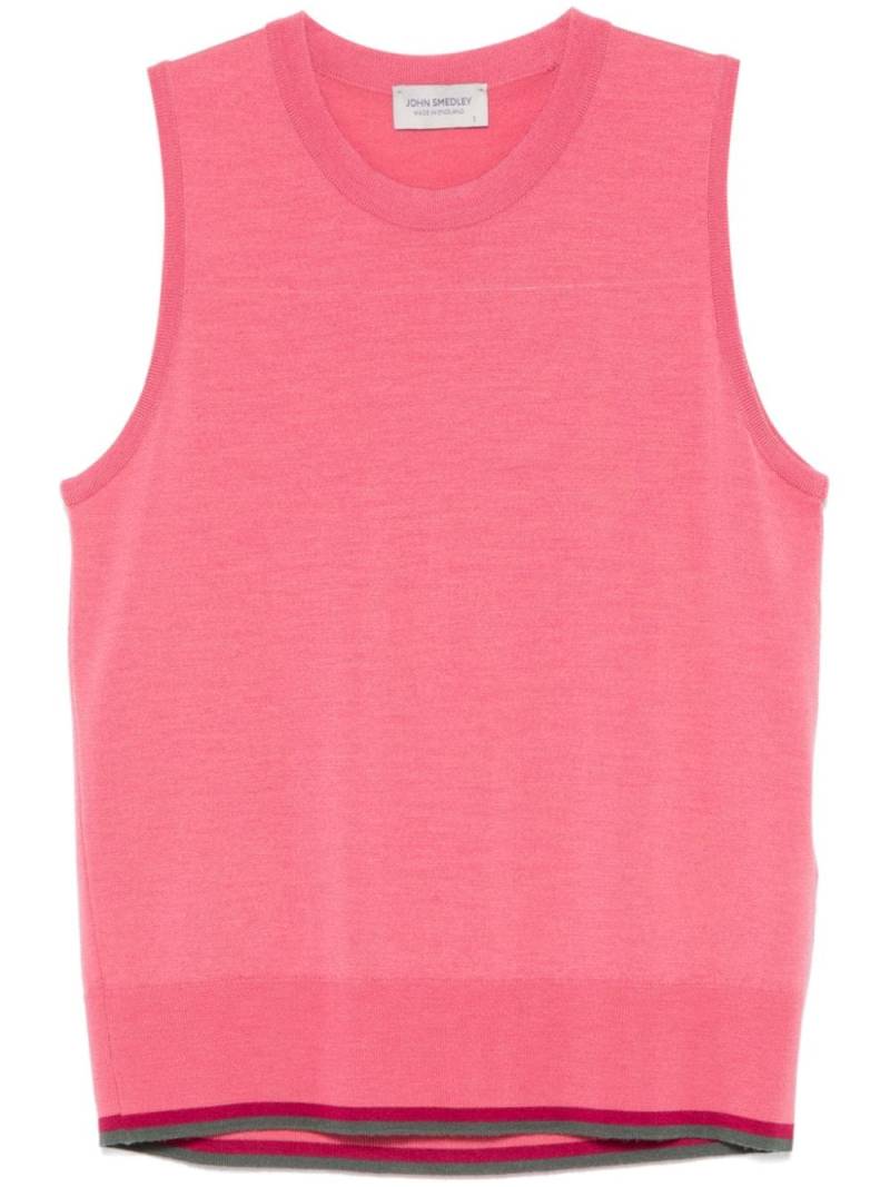 John Smedley Layne top - Pink von John Smedley