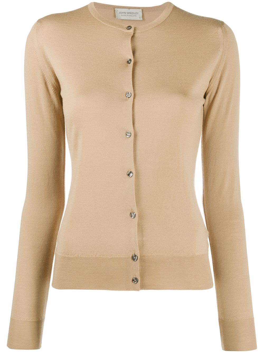 John Smedley Pansy merino knitted cardigan - Neutrals von John Smedley