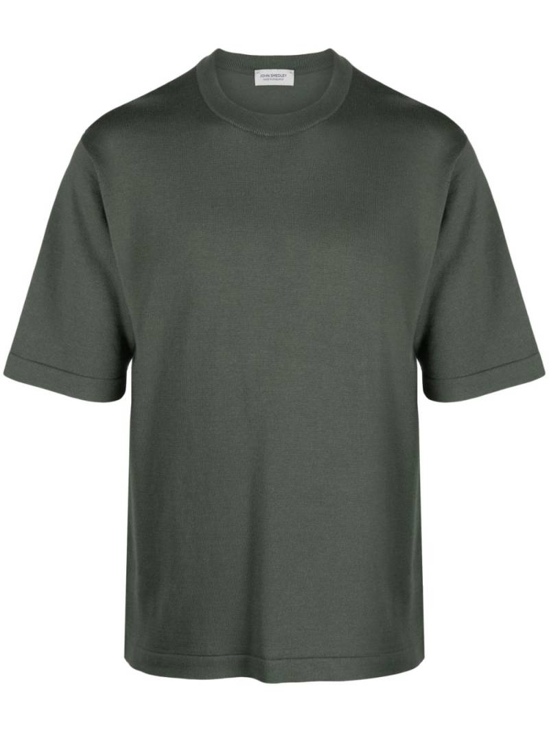 John Smedley short-sleeve cotton T-shirt - Green von John Smedley