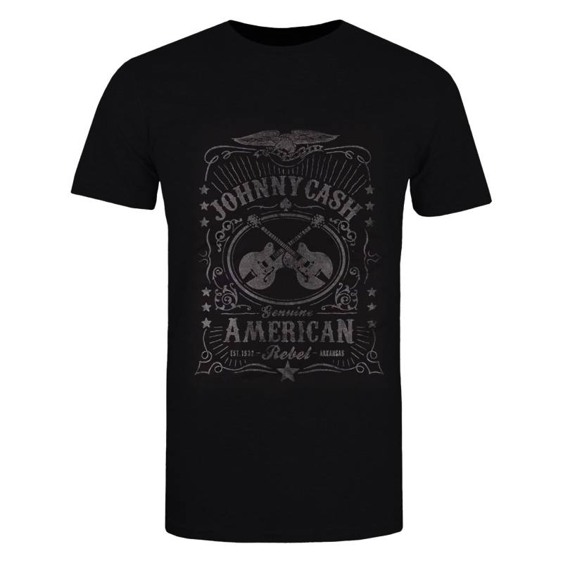 American Rebel Tshirt Damen Schwarz S von Johnny Cash