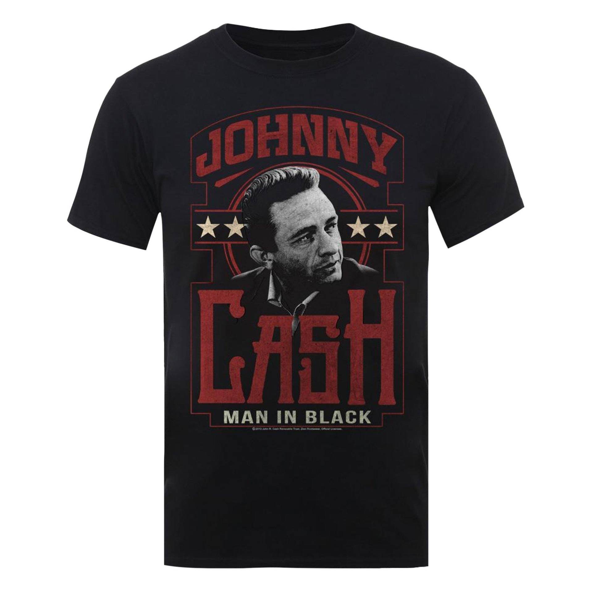 Johnny Cash - Man In Black TShirt, für Damen, Schwarz, Größe L von Johnny Cash