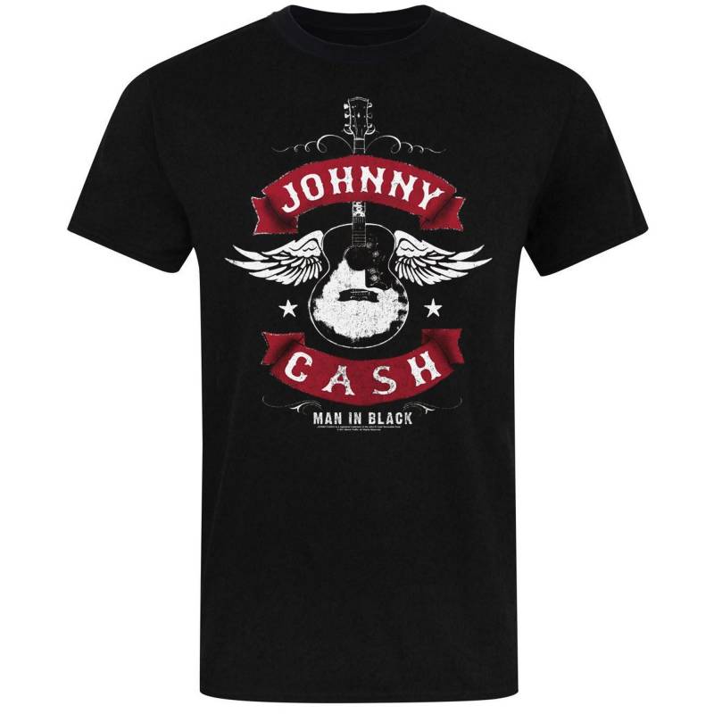 Johnny Cash - Man In Black TShirt, für Damen, Schwarz, Größe S von Johnny Cash