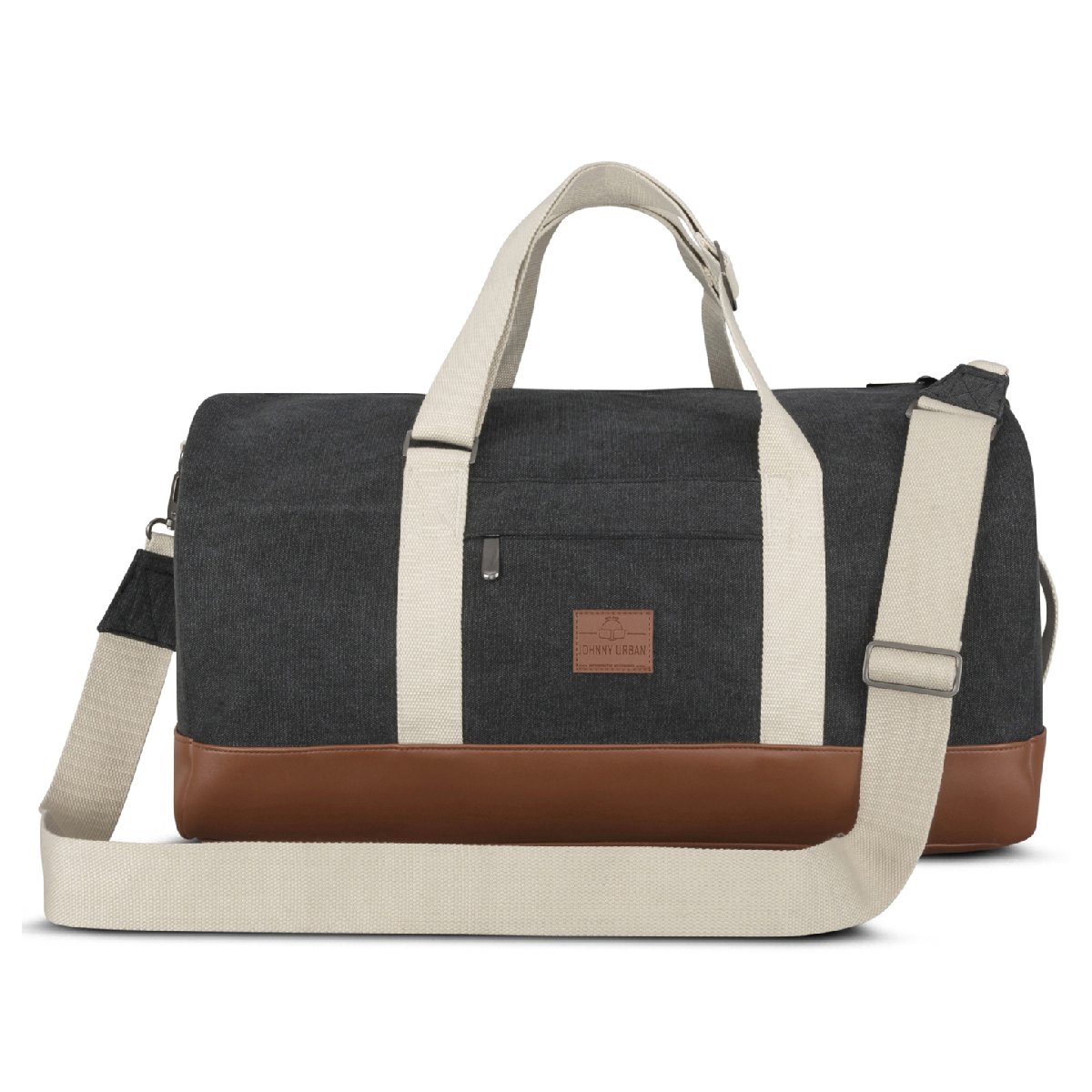 Paul - Weekender, Anthrazit / Braun von Johnny Urban