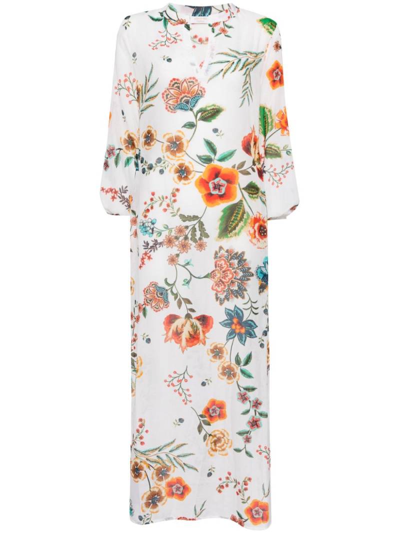 Johnny Was Ardella maxi dress - White von Johnny Was