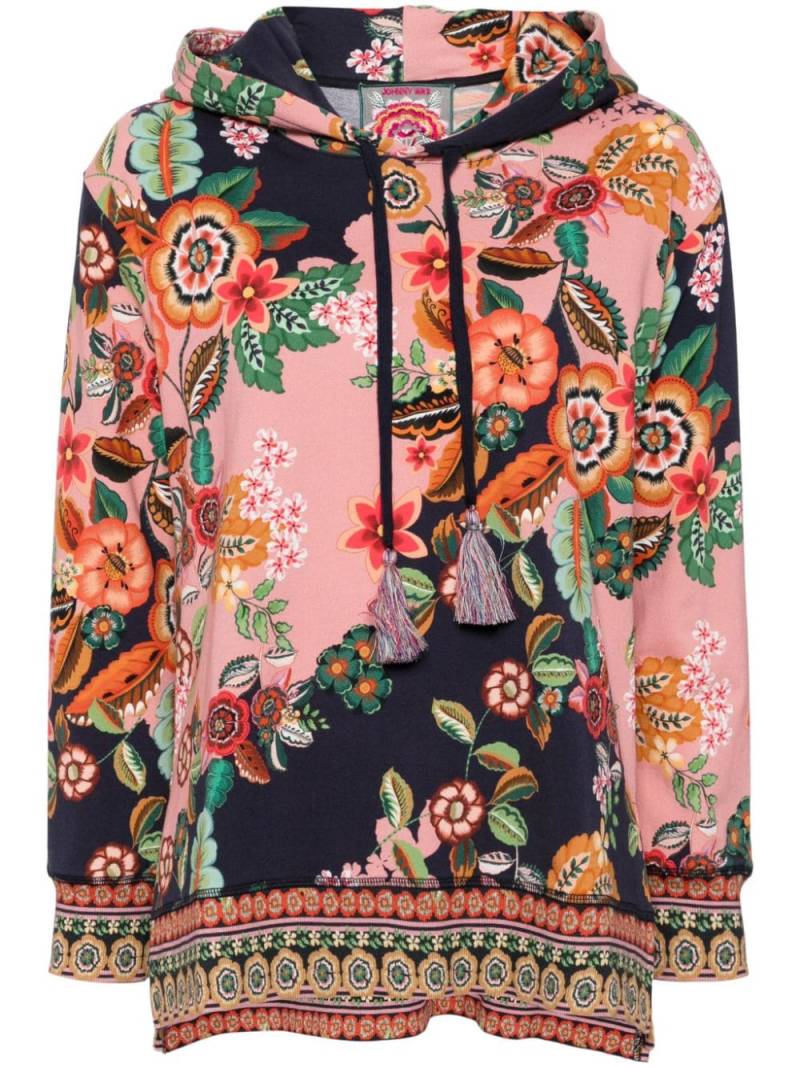 Johnny Was high-low hem hoodie - Pink von Johnny Was