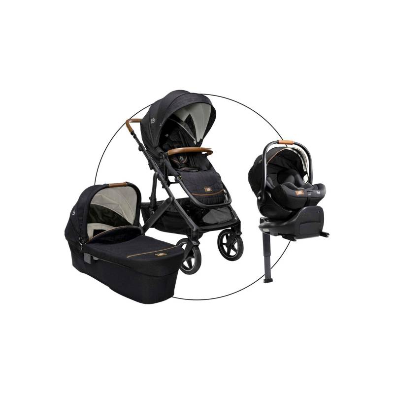 Kombikinderwagen Vinca Travel-Set inkl. Babyschale i-Level Recline und Isofix-Basis Base Encore von Joie