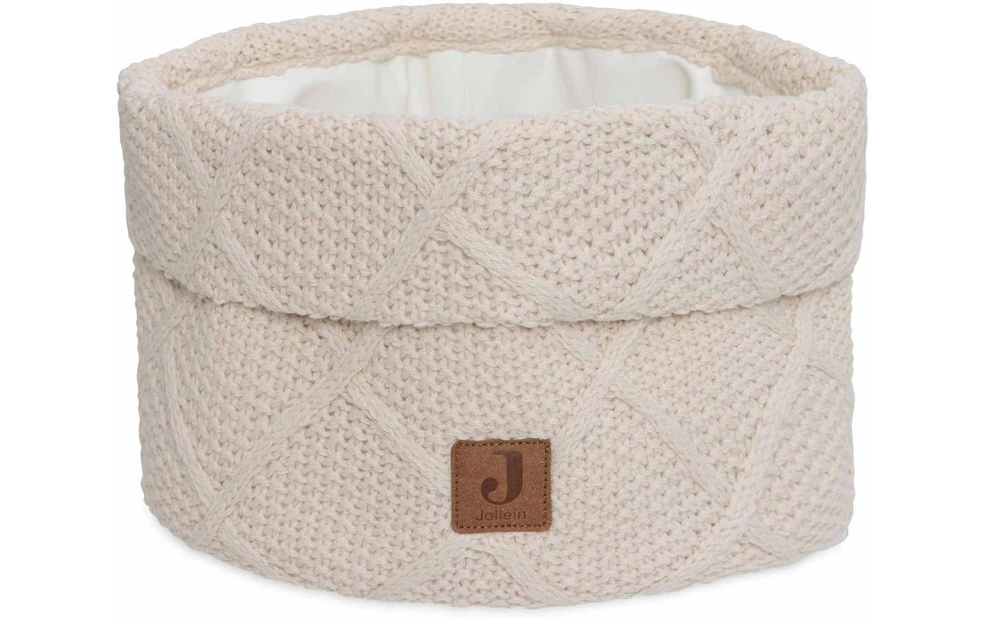 Jollein Aufbewahrungskorb »Check Knit Oatmeal 14 x 18 cm« von Jollein