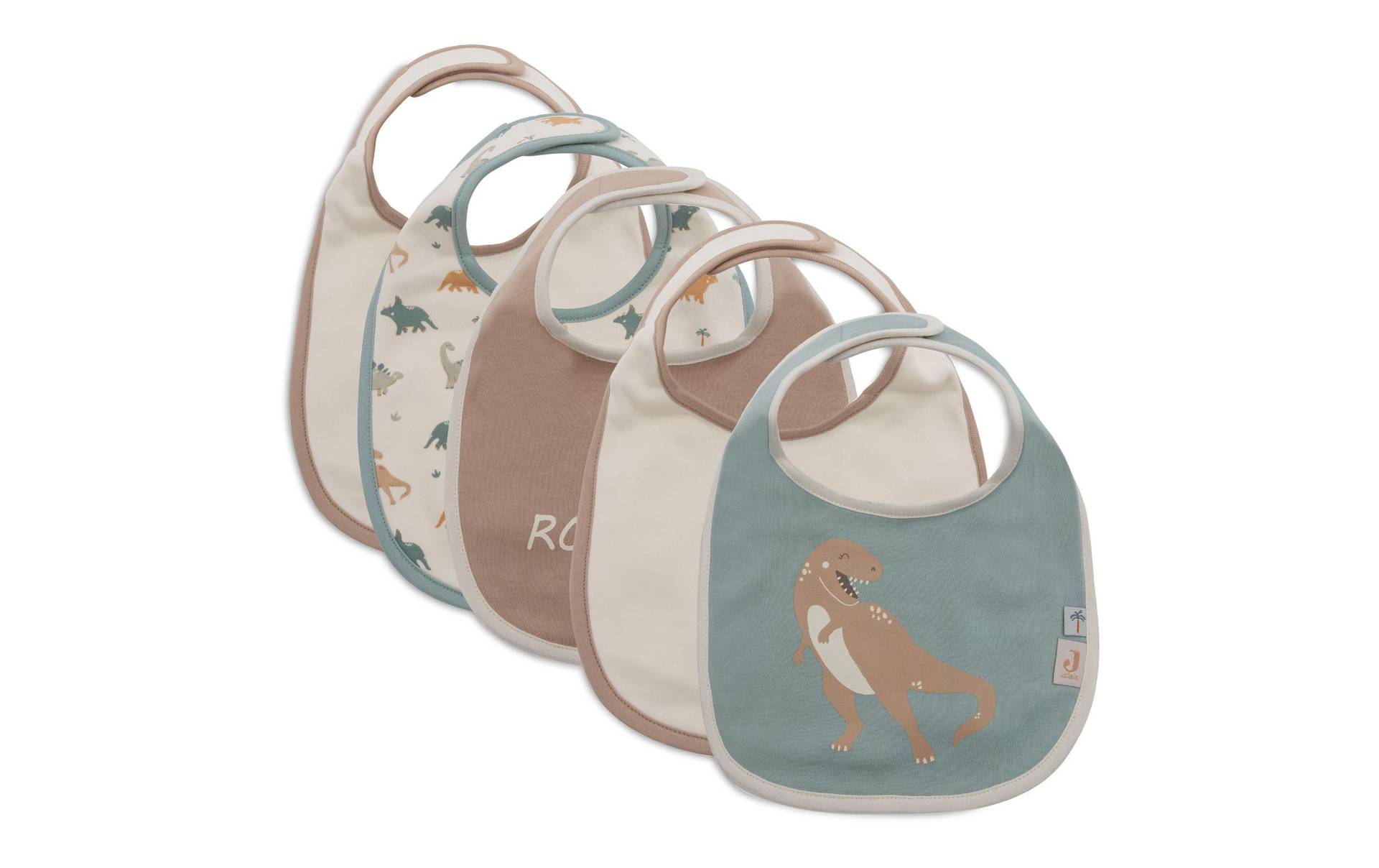 Jollein Lätzchen »Roarsome 5er Set 22 x 27 cm«, (5 St.) Jollein Lätzchen »Roarsome 5er Set 22 x 27 cm«, (5 St.) von Jollein