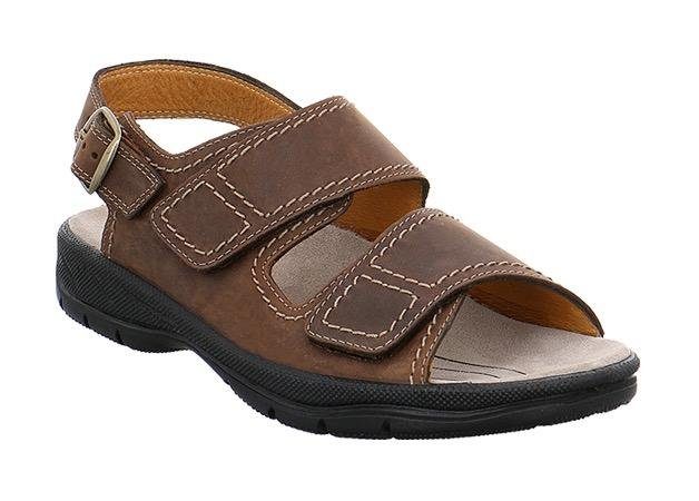 Jomos Riemchensandale, Sommerschuh, Klettschuh, Outdoorschuh, mit Kontrastnähten von Jomos