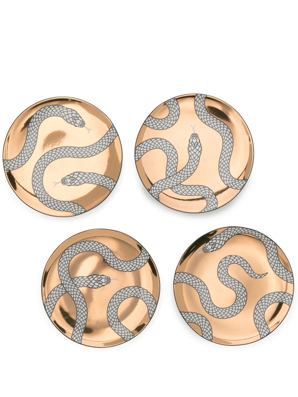 Jonathan Adler Eden coasters (set of four) - Gold von Jonathan Adler