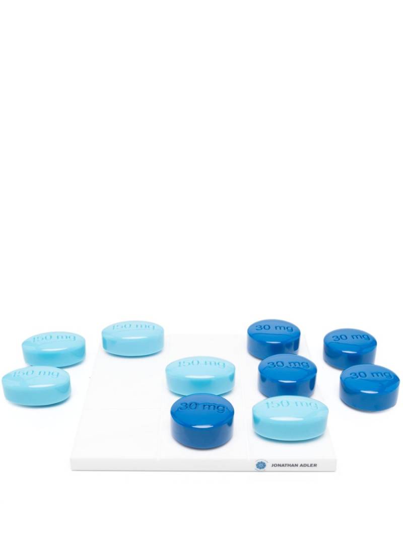 Jonathan Adler Full Dose tic-tac-toe set - Blue von Jonathan Adler