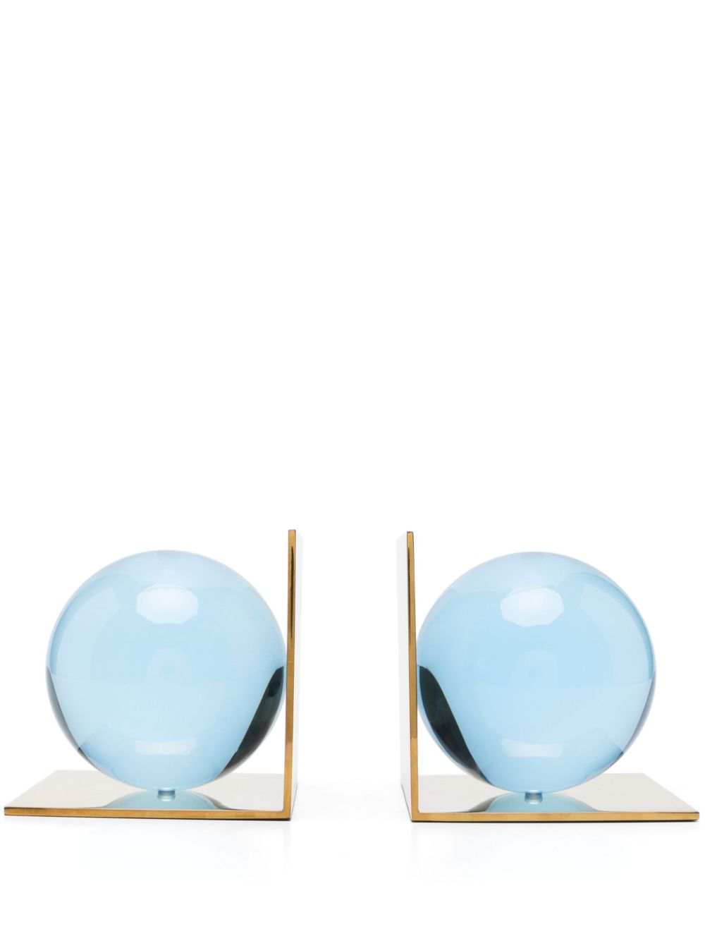 Jonathan Adler Globo bookends (set of two) - Gold von Jonathan Adler