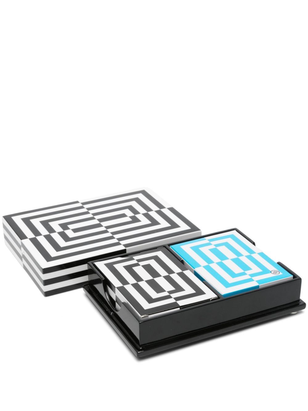 Jonathan Adler Op Art card set - Black von Jonathan Adler