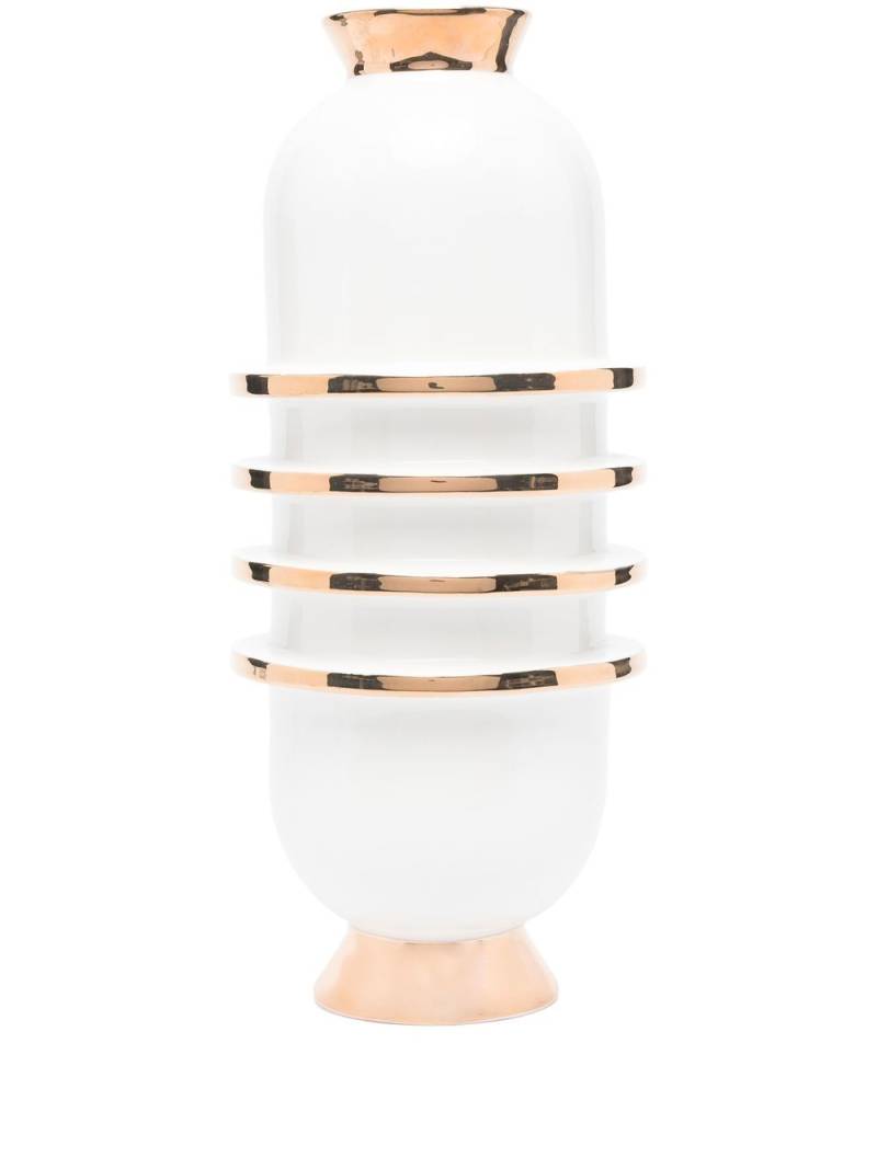 Jonathan Adler Orbit Capsule vase - White von Jonathan Adler