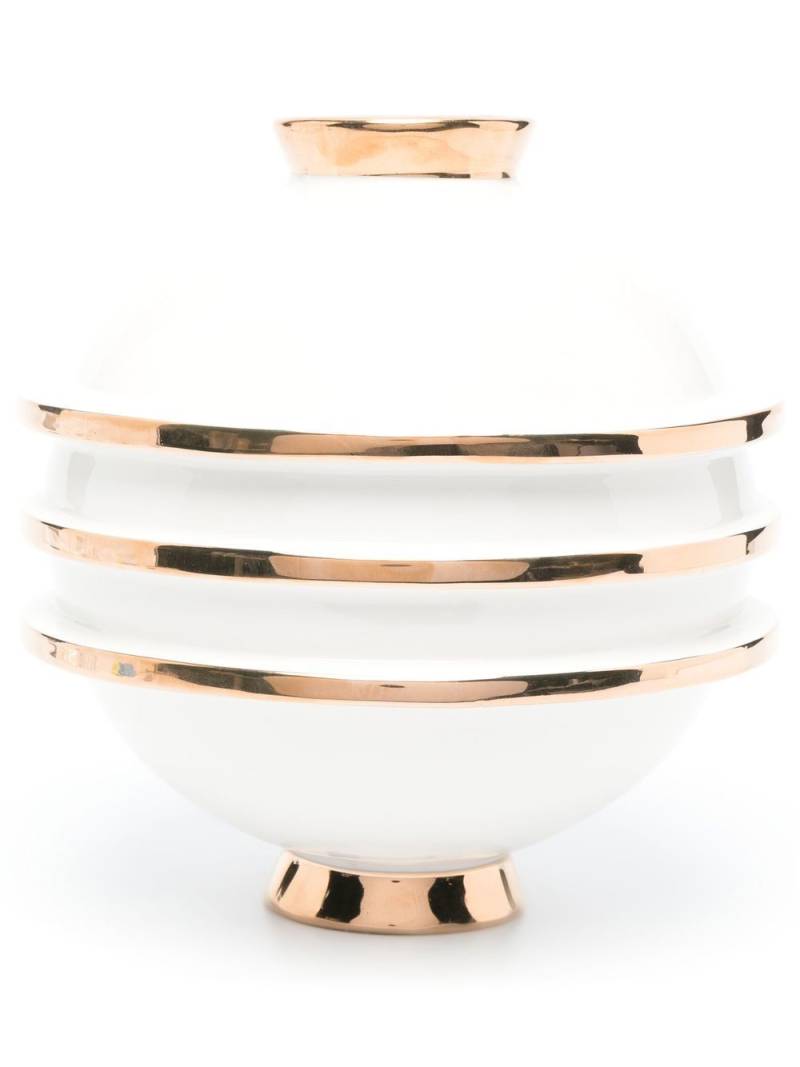 Jonathan Adler Orbit Round vase - White von Jonathan Adler