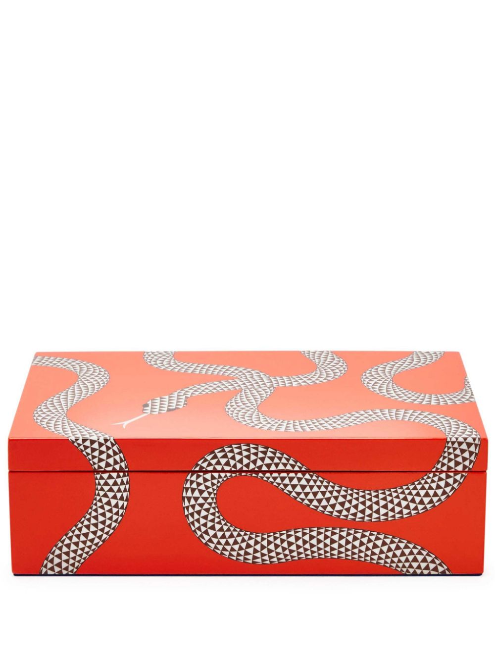 Jonathan Adler Small Eden lacquered box - Orange von Jonathan Adler