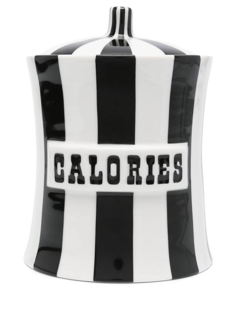 Jonathan Adler Vice Calories canister (18cm x 13cm) - Black von Jonathan Adler