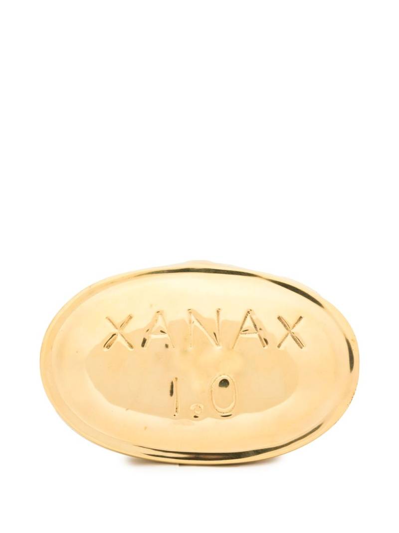 Jonathan Adler Xanax brass pill box - Gold von Jonathan Adler