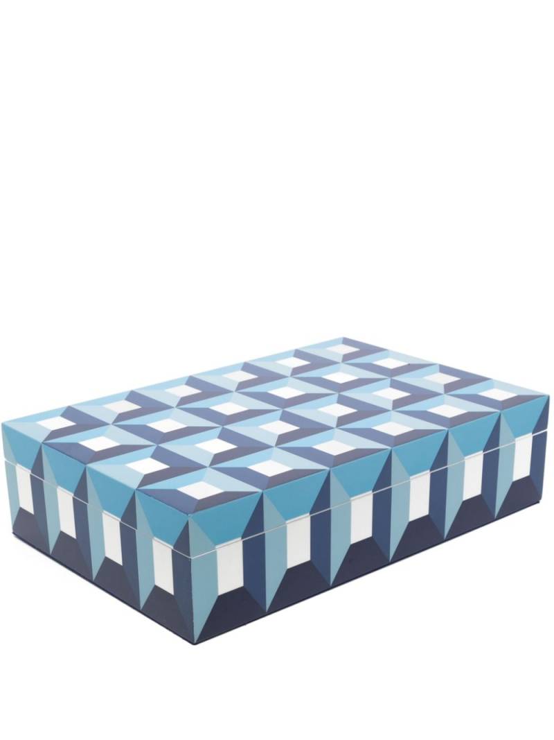 Jonathan Adler large Sorrento box - Blue von Jonathan Adler