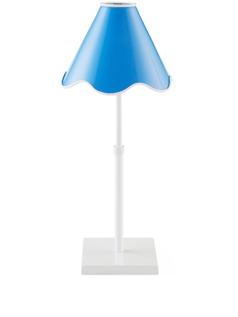 Jonathan Adler ripple rechargeable LED table lamp - Blue von Jonathan Adler