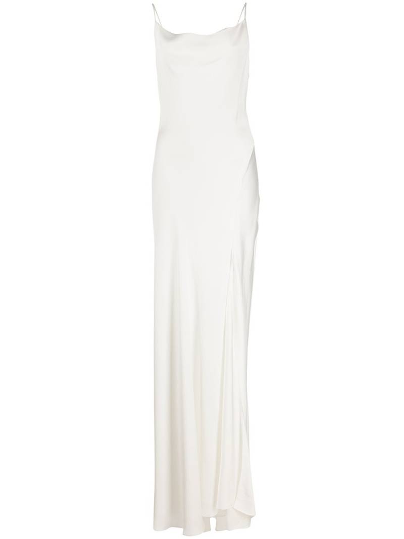 Simkhai Finley crepe satin gown - White von Simkhai