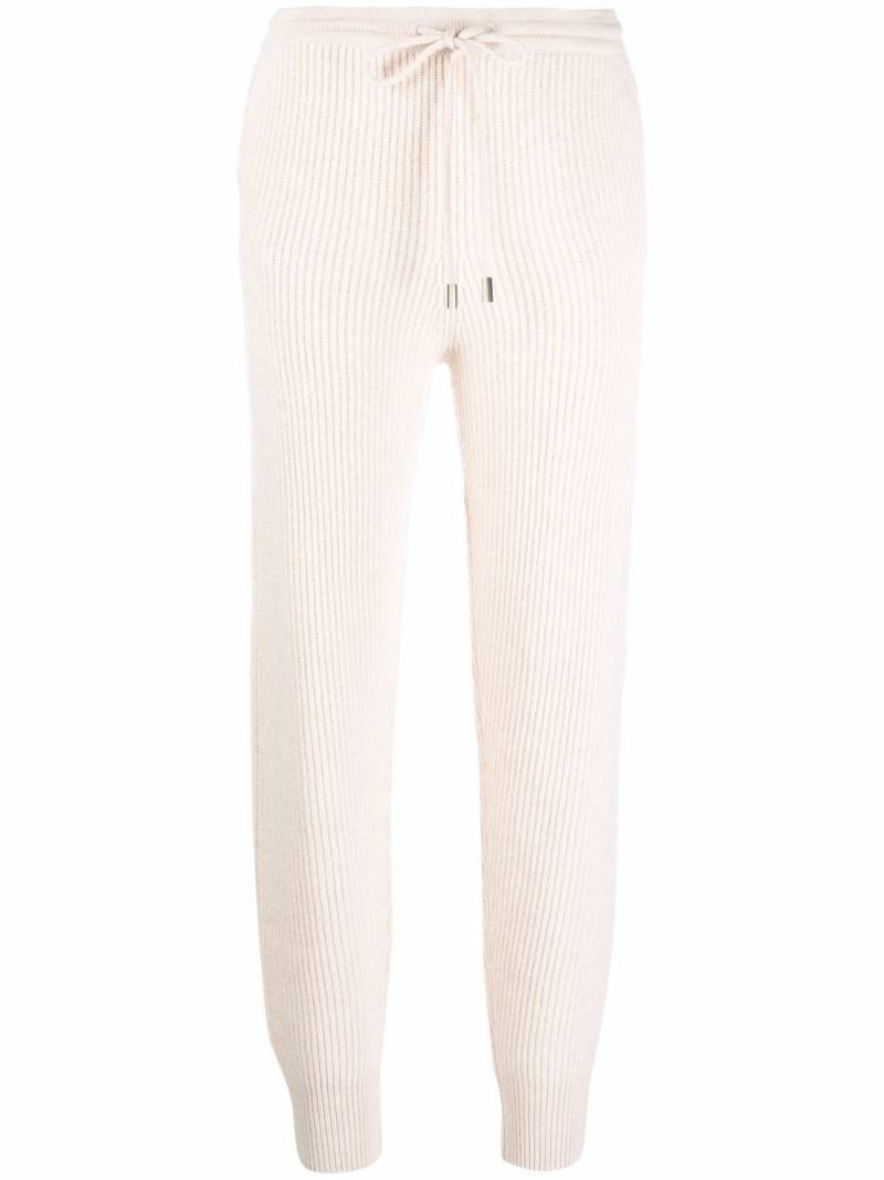 Simkhai ribbed knit track pants - Neutrals von Simkhai