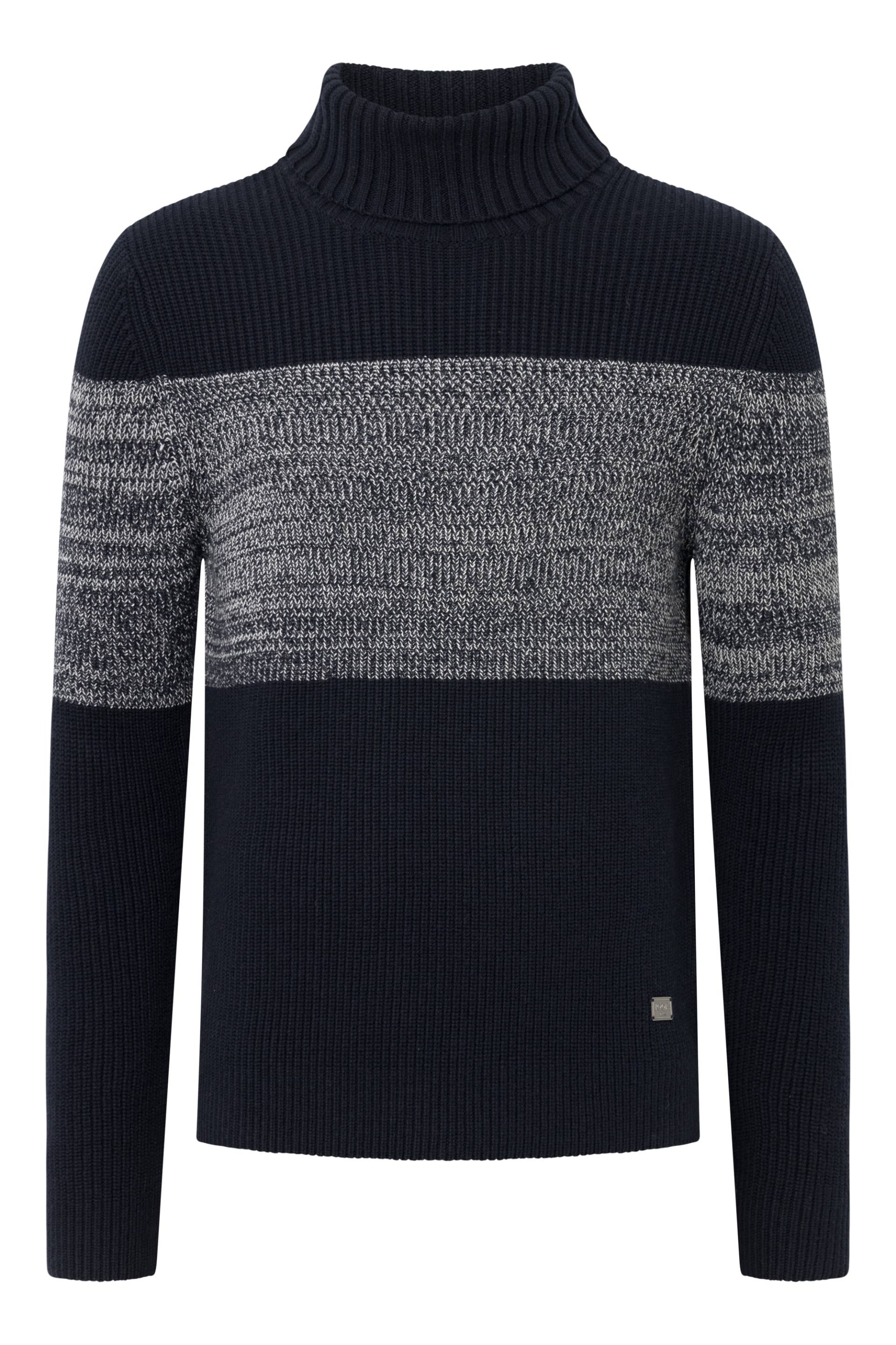 Joop Jeans Rollkragenpullover »Morlino«, mit Kontrasteinsatz von Joop Jeans