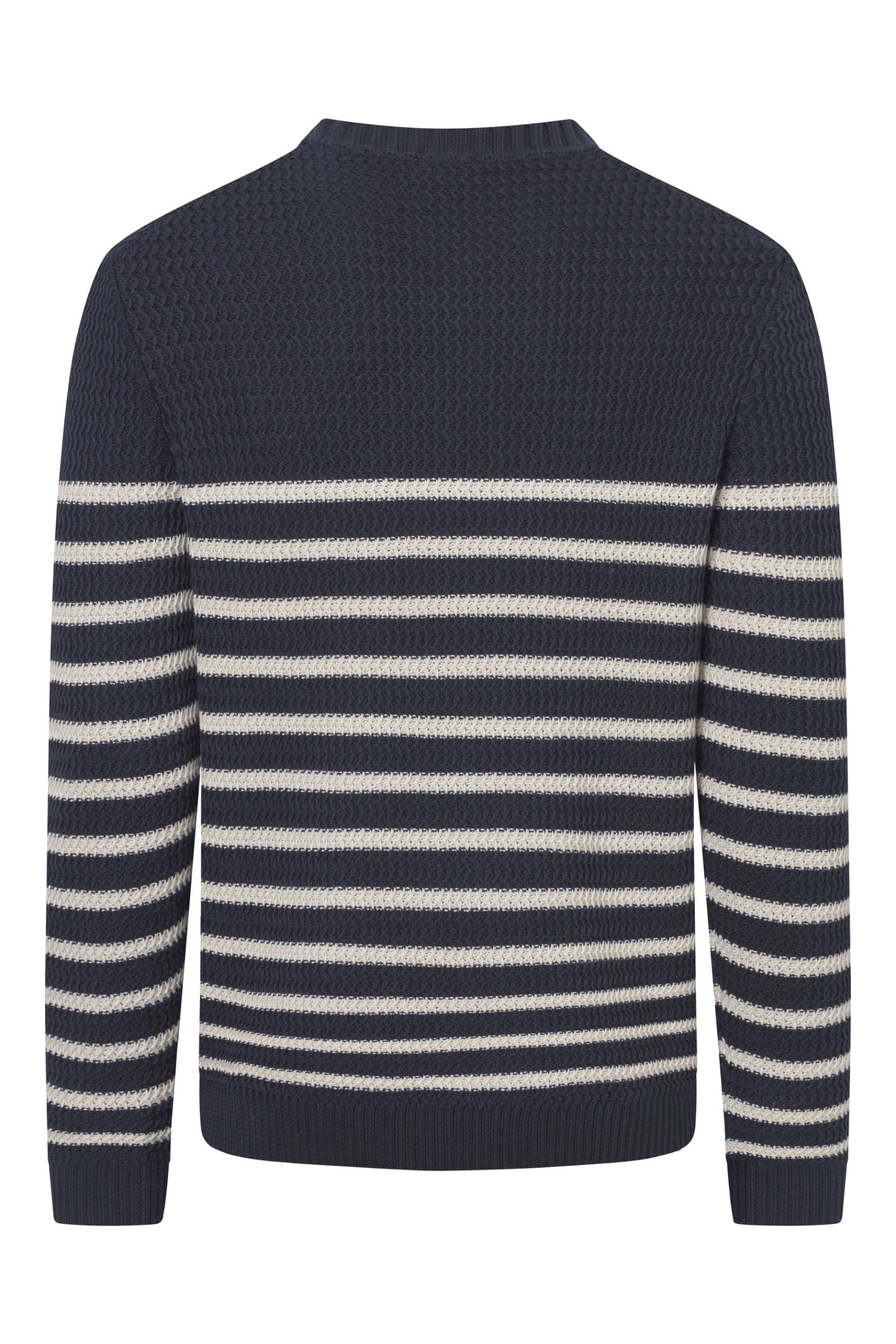 Joop Jeans Rundhalspullover »Gerono«, Strickmuster, Patch seitlich am Rumpf Joop Jeans Rundhalspullover »Gerono«, Strickmuster, Patch seitlich am Rumpf von Joop Jeans