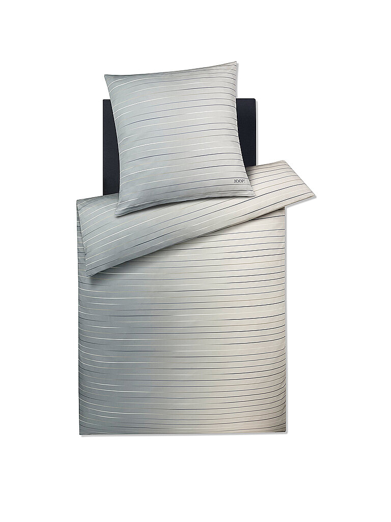JOOP Satin Bettwäsche 2x 70x90cm/200x200cm MOVE Stone grau JOOP Satin Bettwäsche 2x 70x90cm/200x200cm MOVE Stone grau von Joop