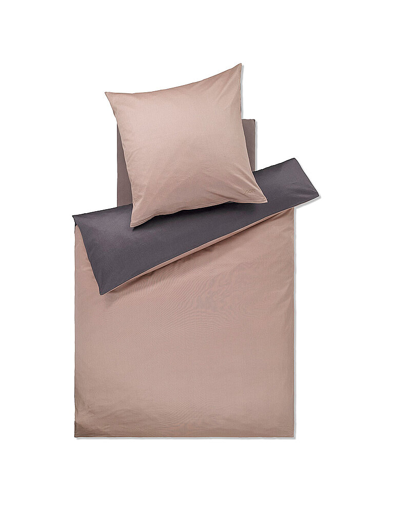 JOOP Satin Bettwäsche 70x90cm/140x200cm MICRO PATTERN Rose/Grau rosa JOOP Satin Bettwäsche 70x90cm/140x200cm MICRO PATTERN Rose/Grau rosa von Joop