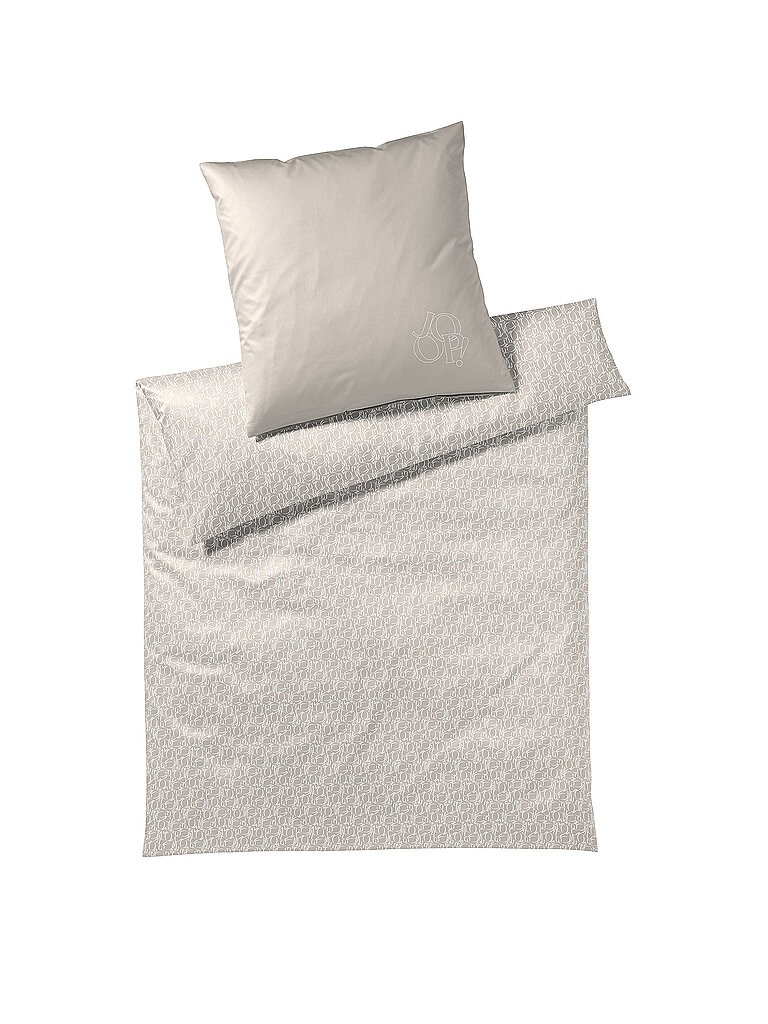 JOOP Satin Bettwäsche Statement 2x 70x90cm / 200x200cm Sand beige JOOP Satin Bettwäsche Statement 2x 70x90cm / 200x200cm Sand beige von Joop