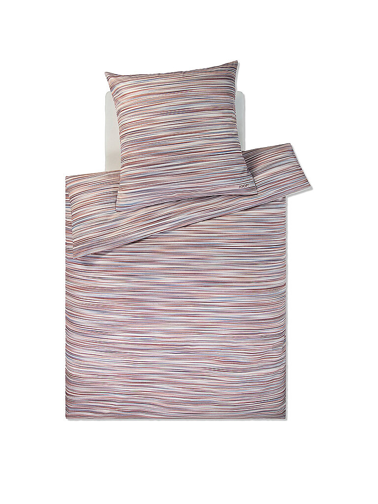 JOOP Satin Bettwäsche VIVID 2x 70x90cm/200x200cm Blush koralle von Joop