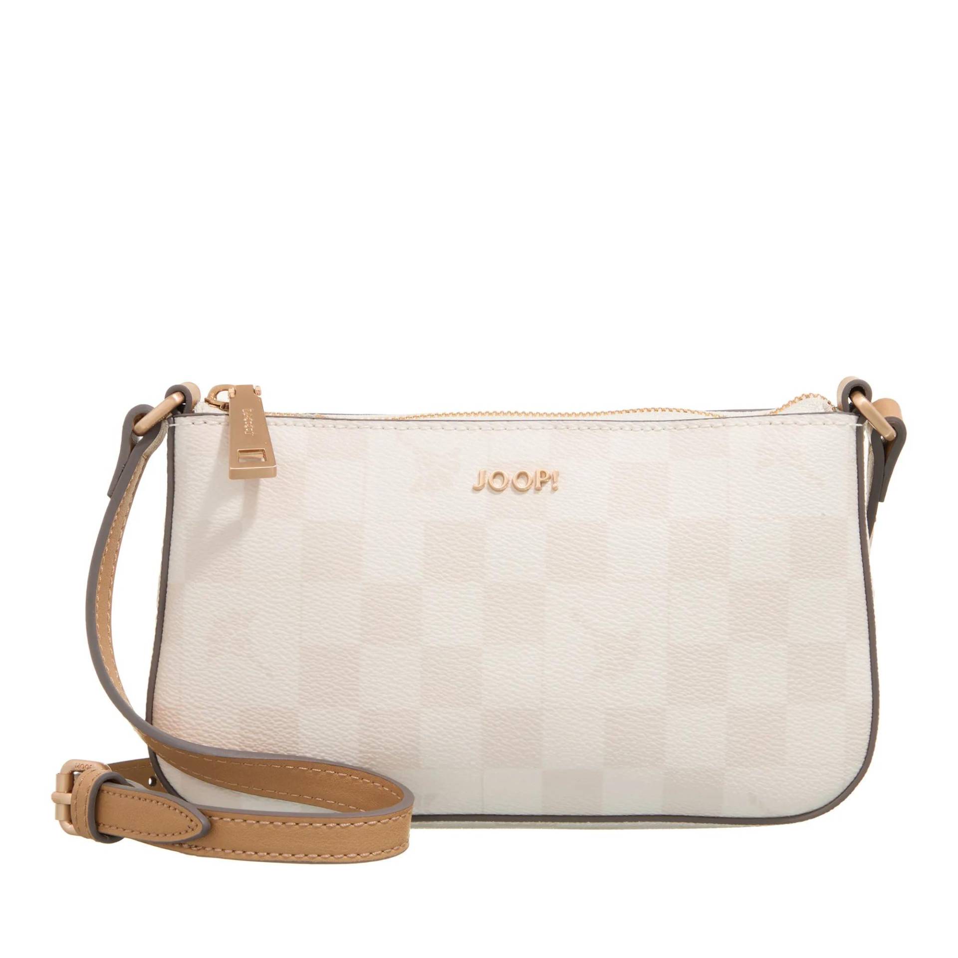 JOOP! Schultertasche - Cortina Piazza Eunike Shoulderbag Xshz1 - Gr. unisize - in Creme - für Damen von Joop!