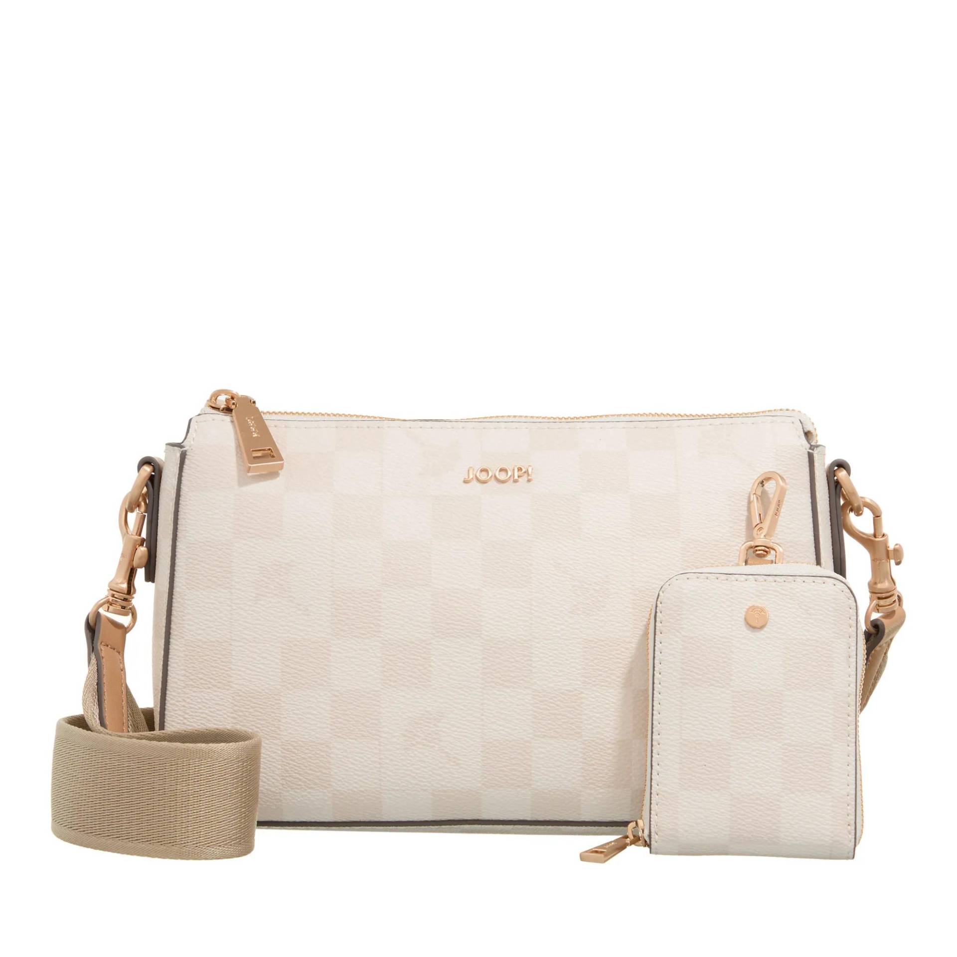 JOOP! Schultertasche - Cortina Piazza Jasmina Shoulderbag Shz - Gr. unisize - in Creme - für Damen von Joop!