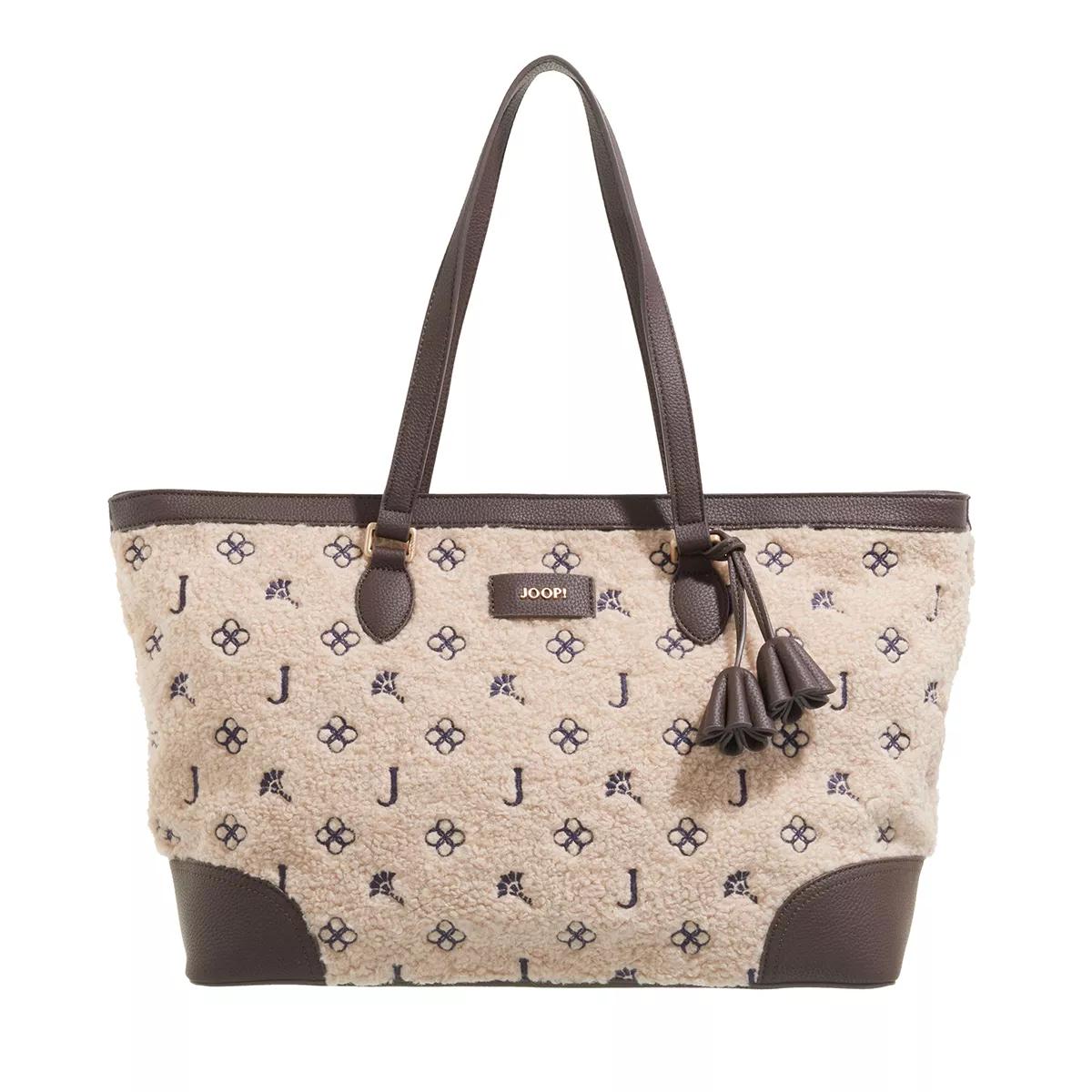 JOOP! Schultertasche - Decoro Peluche Mariella Shopper - Gr. unisize - in Beige - für Damen von Joop!