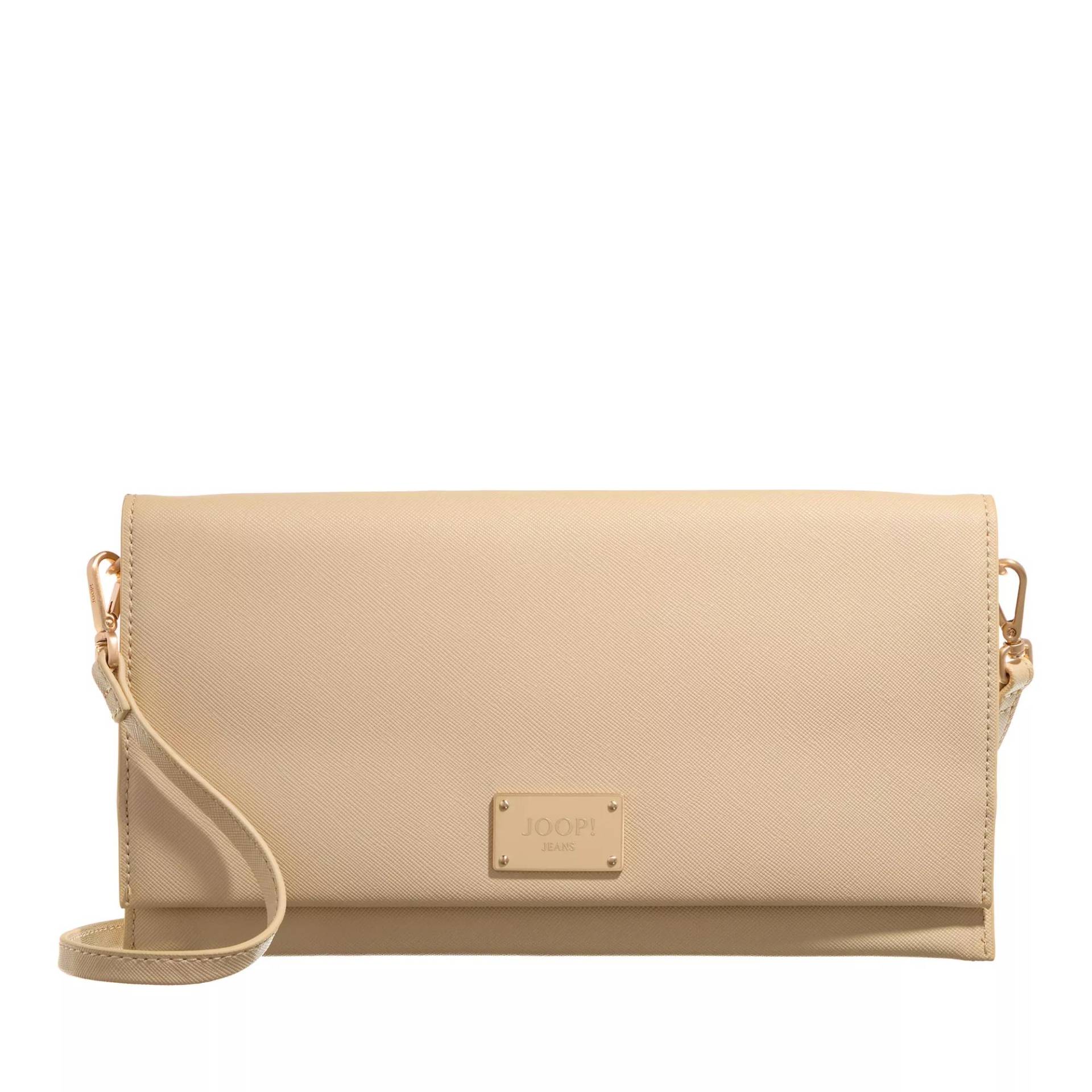 JOOP! Jeans Umhängetasche - Cofano Cadea Clutch Mhf - Gr. unisize - in Beige - für Damen von JOOP! JEANS