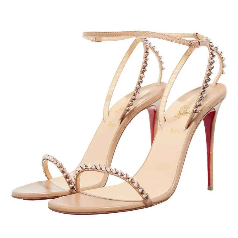 Christian Louboutin Sandalen - So Me 100 mm Sandals - Gr. 41 (EU) - in Braun - für Damen von Christian Louboutin