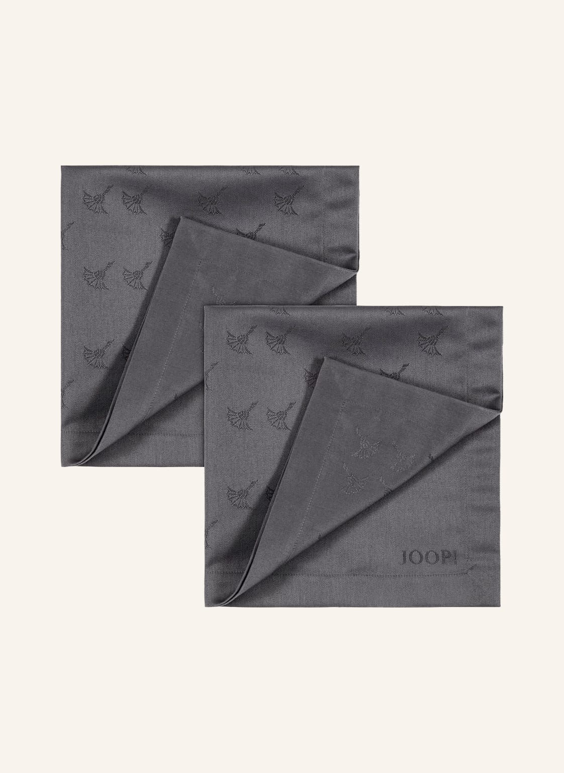 Joop! 2er-Set Servietten Faded Cornflower grau Joop! 2er-Set Servietten Faded Cornflower grau von Joop!