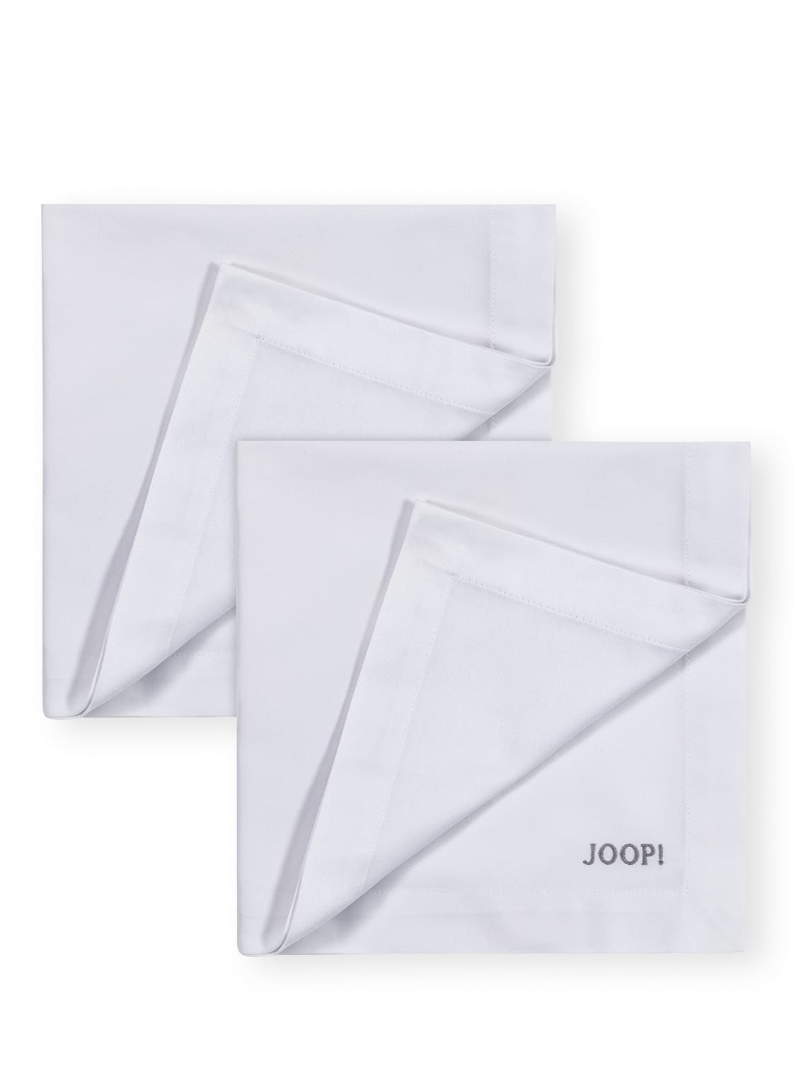 Joop! 2er-Set Servietten Stitch silber von Joop!