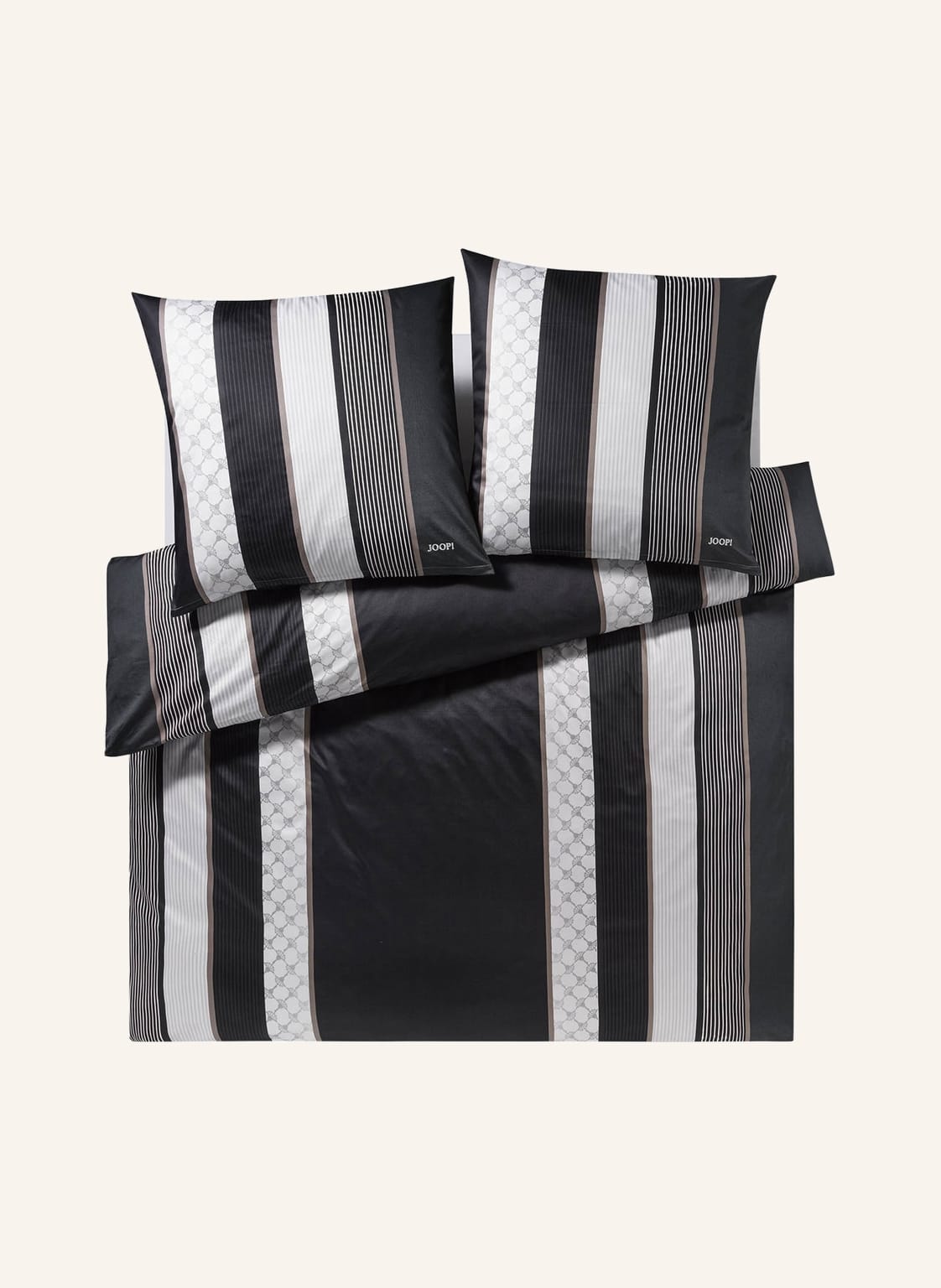 Joop! Bettwäsche Cornflower Stripes schwarz Joop! Bettwäsche Cornflower Stripes schwarz von Joop!