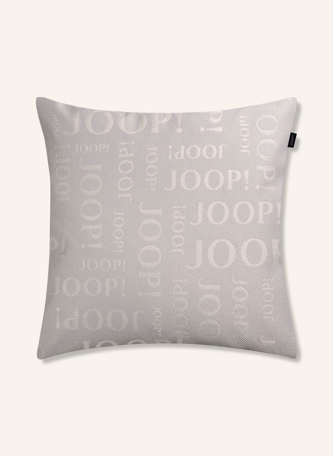 Joop! Dekokissenhülle J!Label silber von Joop!