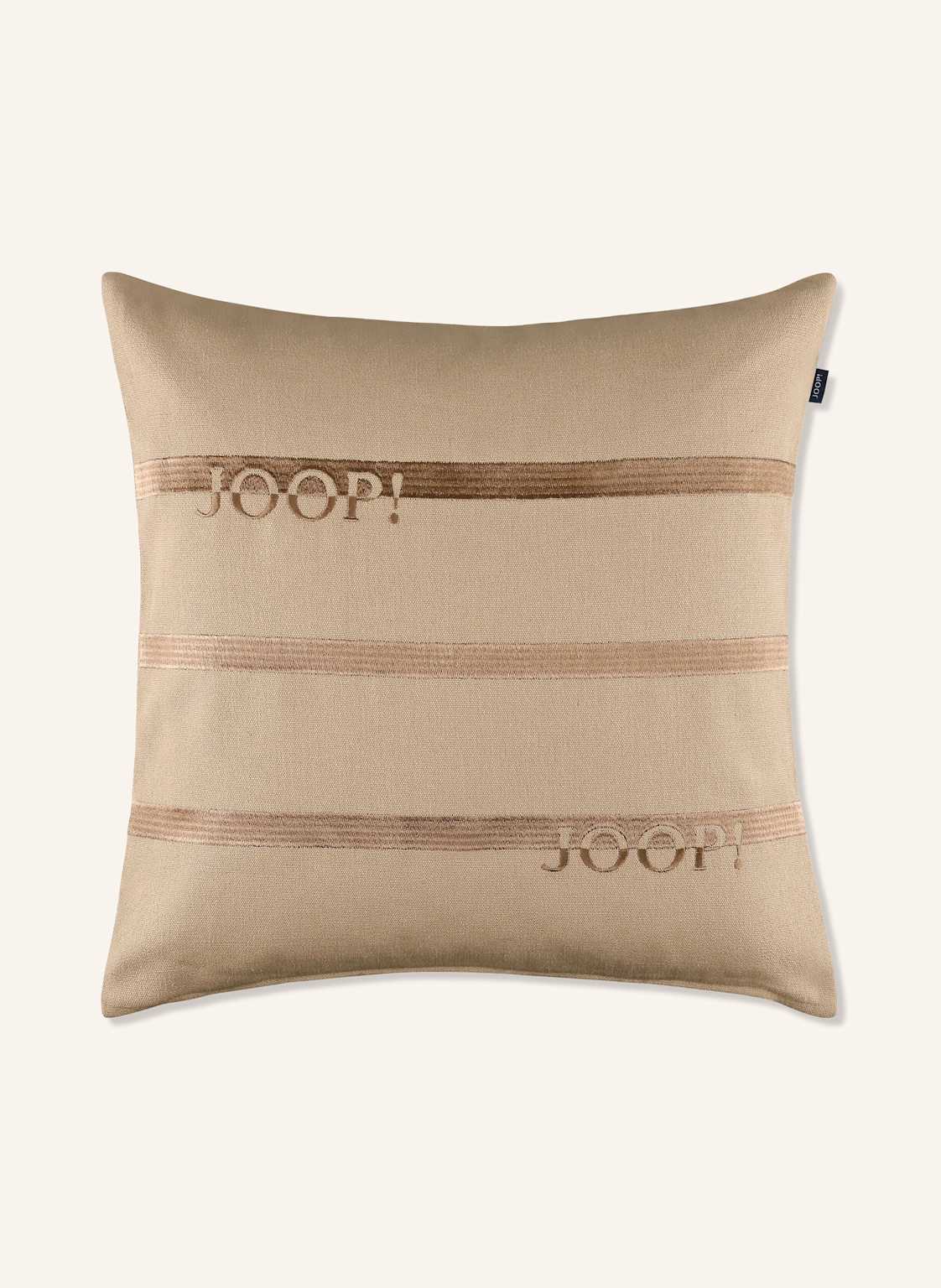 Joop! Dekokissenhülle J!Trace Mit Leinen beige Joop! Dekokissenhülle J!Trace Mit Leinen beige von Joop!