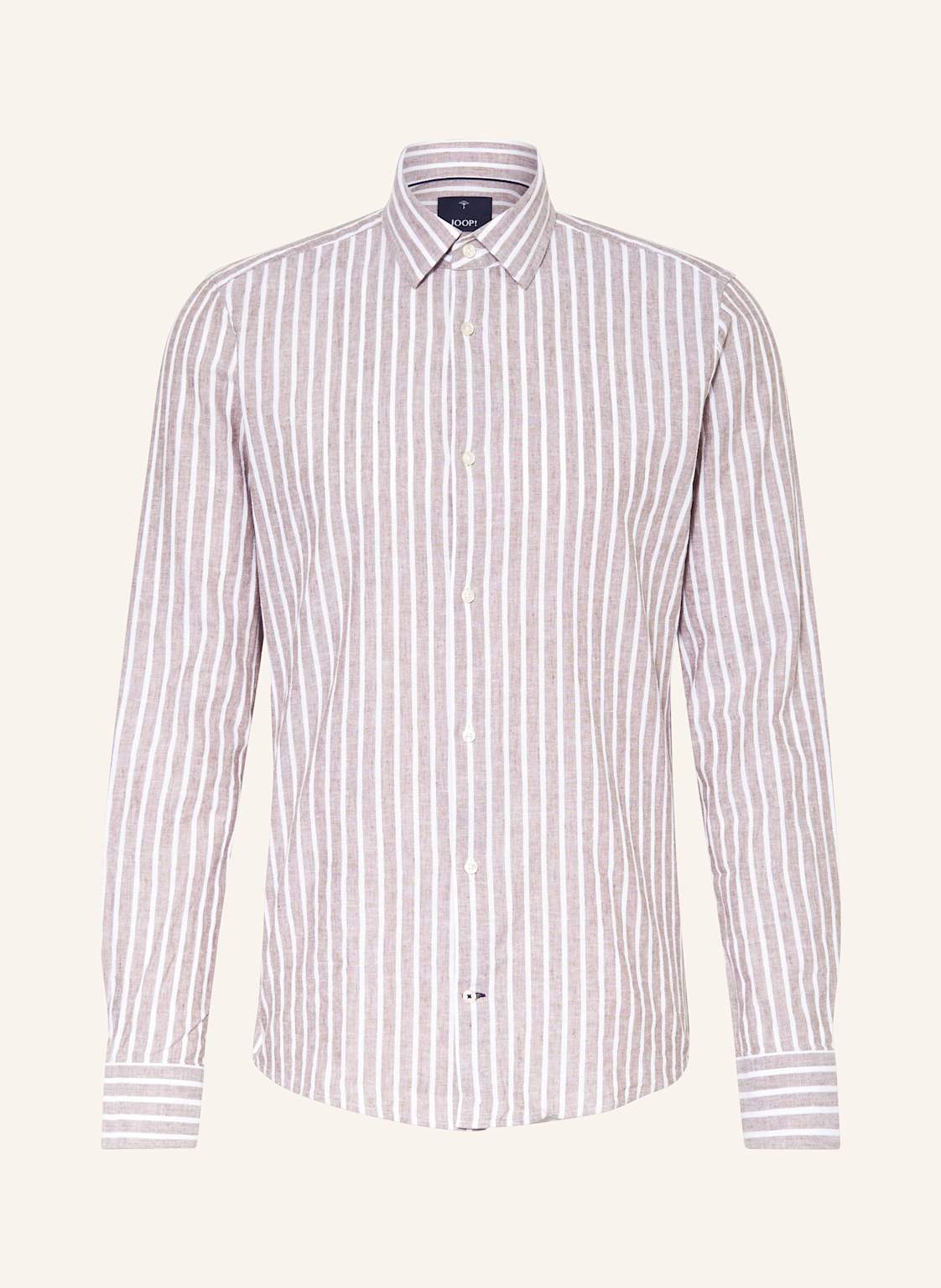 Joop! Hemd Pit Slim Fit Mit Leinen braun Joop! Hemd Pit Slim Fit Mit Leinen braun von Joop!
